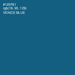 #125F81 - Venice Blue Color Image
